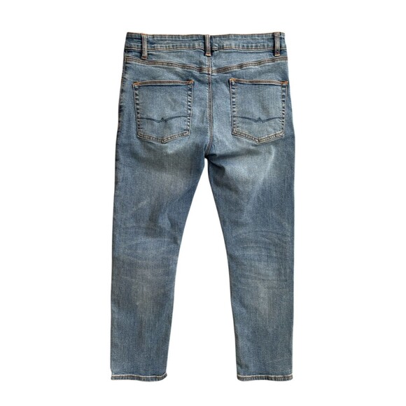 Asos Design Jeans Women's 30" Medium Wash Slim Straight 25" Inseam  High Rise - Picture 11 of 12